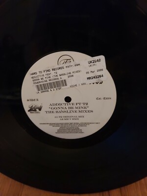 ADDICTIVE ft.T2 GONNA BE MINE, A 5-MIX PROMO 12'', POWERHOUSE T2004 VINYL RECORD