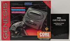 Sega Genesis Model 2 Console BOX ONLY w/ Instruction Manual Actual Photos