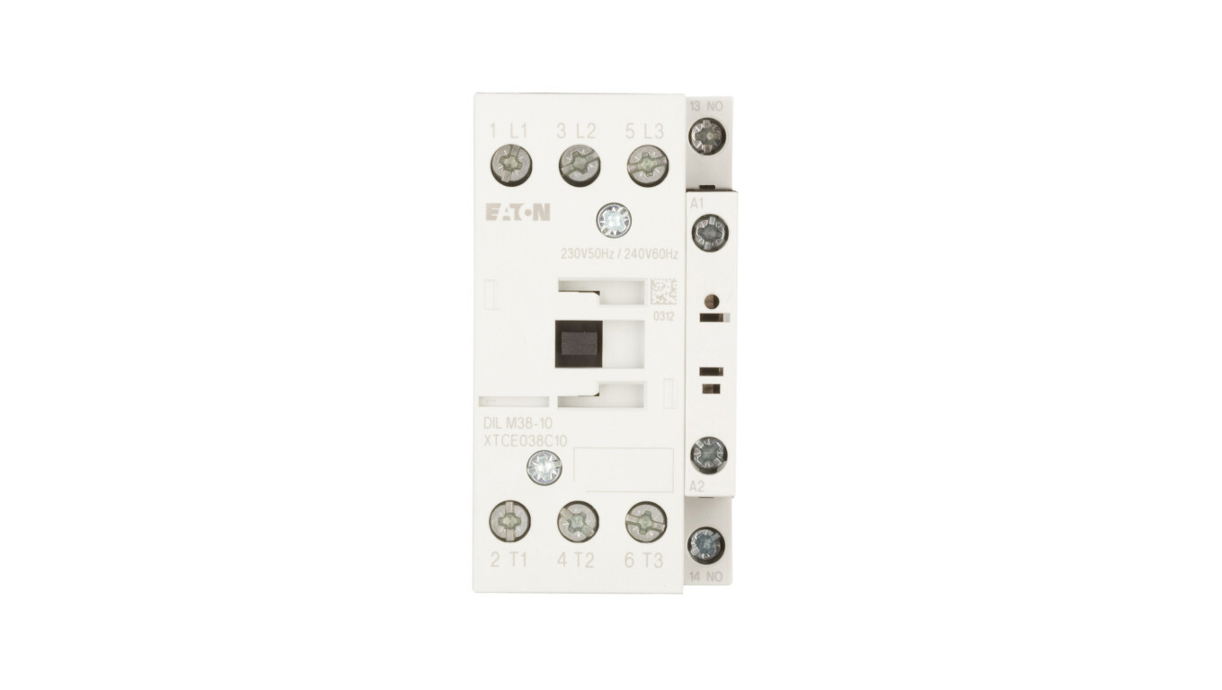 Power Contactor 38A 3P 230V AC 1Z 0R DILM38-10 (230V50HZ, 240V60HZ) 11242 /T2UK