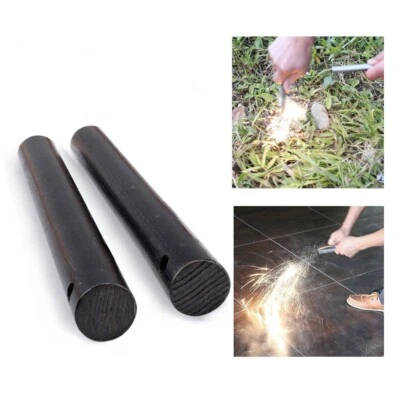 Varilla de hierro EDC para exteriores de 1/2x6 pulgadas/arrancador de fuego ferrocerio pedernal agujero de supervivencia