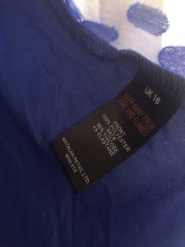 Womens Blue Top Papaya Size 16 - Picture 6 of 7