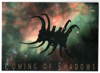 BABYLON 5 1996 FLEER SKYBOX THE COMING OF SHADOWS INSERT CARD 9 OF 9