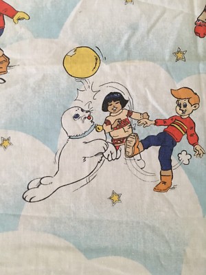 FEUILLE VINTAGE DOUBLE plat du carnaval Walt Disney Mickey Dingo Huey