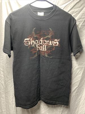 2003 Shadows Fall Art Of Touring Shirt Medium LOOK Lamb Of God Metalcore
