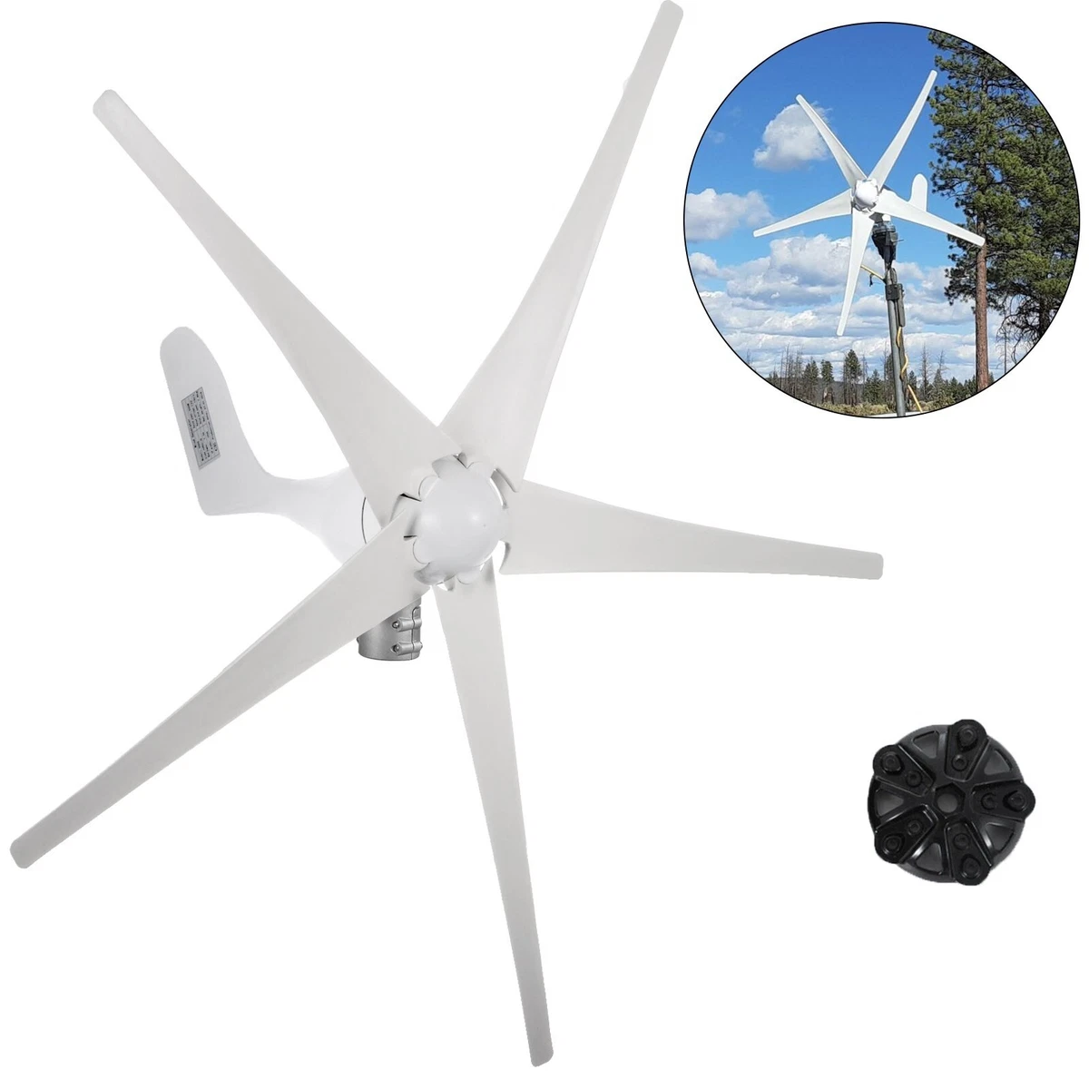KIT GENERATORE EOLICO permanente kit generatore eolico plastica turbina