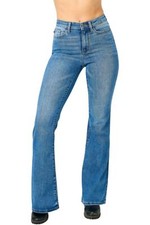 Judy Blue Womens High Waist Classic Flare Denim Jeans