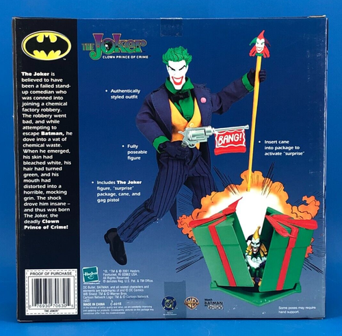 Batman The Joker Clown Prince Of Crime With Surprise Package 8" Figure Hasbro - Picture 2 of 2