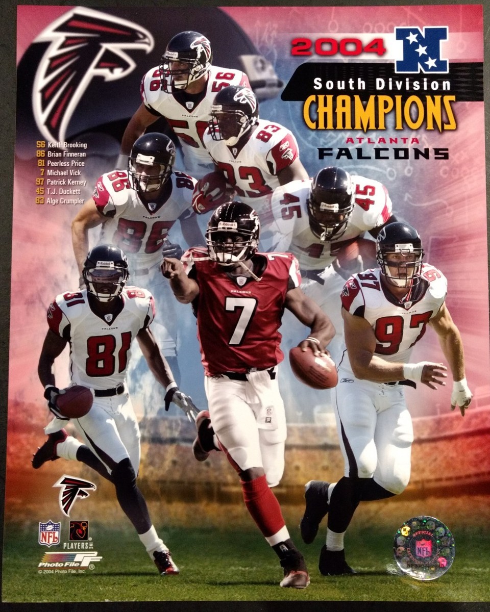 2004 ATLANTA FALCONS NFC SOUTH DIVISION CHAMPIONS 8x10 Photo | eBay