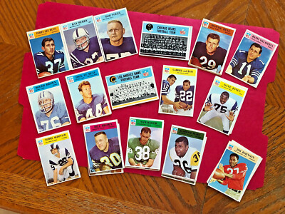 1966 & 1967 Philadelphia Football Cards,  Buy 2-10% off,  3-15% off,  4-20% Off