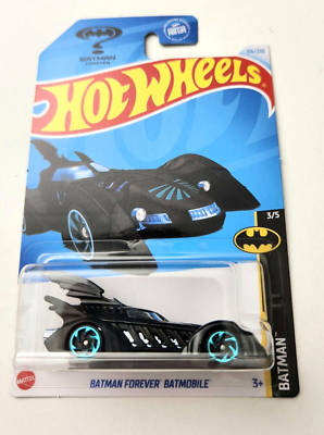 Hot Wheels Batman Forever Batmobile Black #106 - 2024 Batman