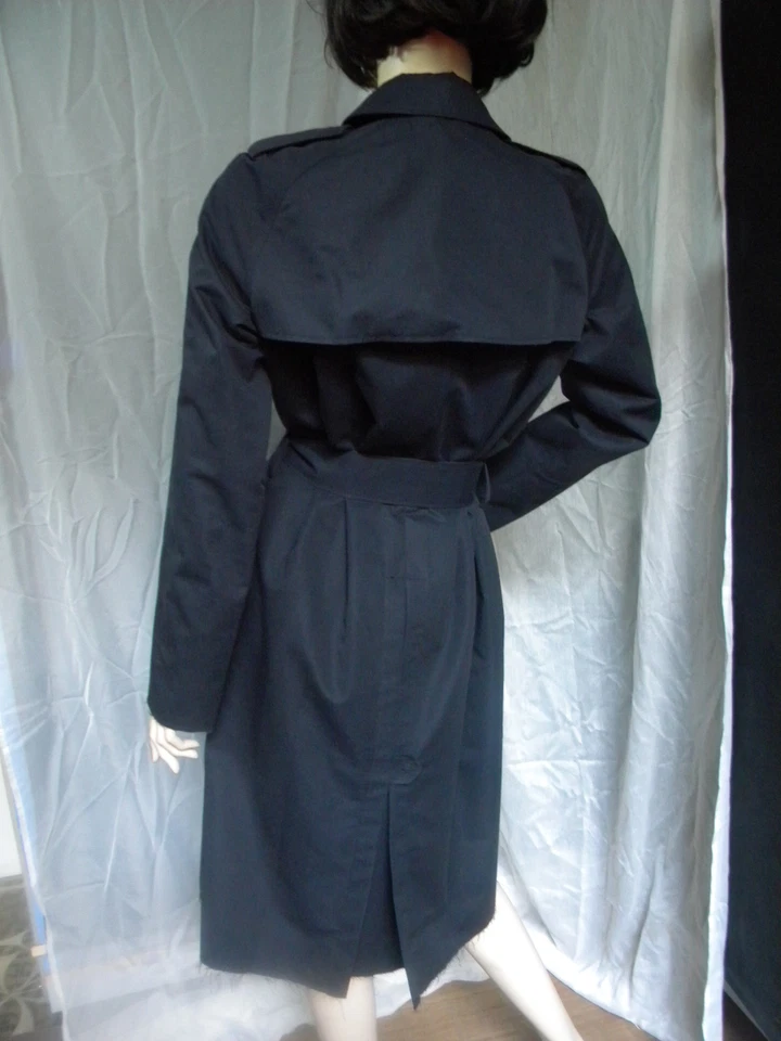 Acne Lanvin Mantel Imper Trench Blau Marine Original 40 Secret Wert 500€ ! Foto 3 de 4