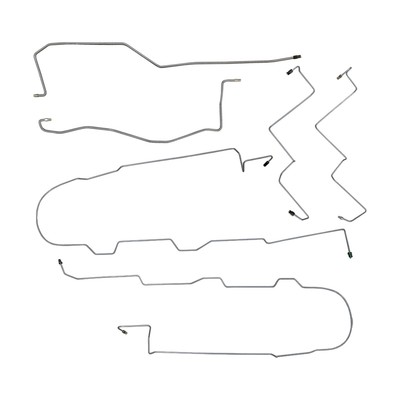 1996-00 Dodge/Plymouth Grand Caravan/Voyager Mid Chassis Brake Line Set. Steel