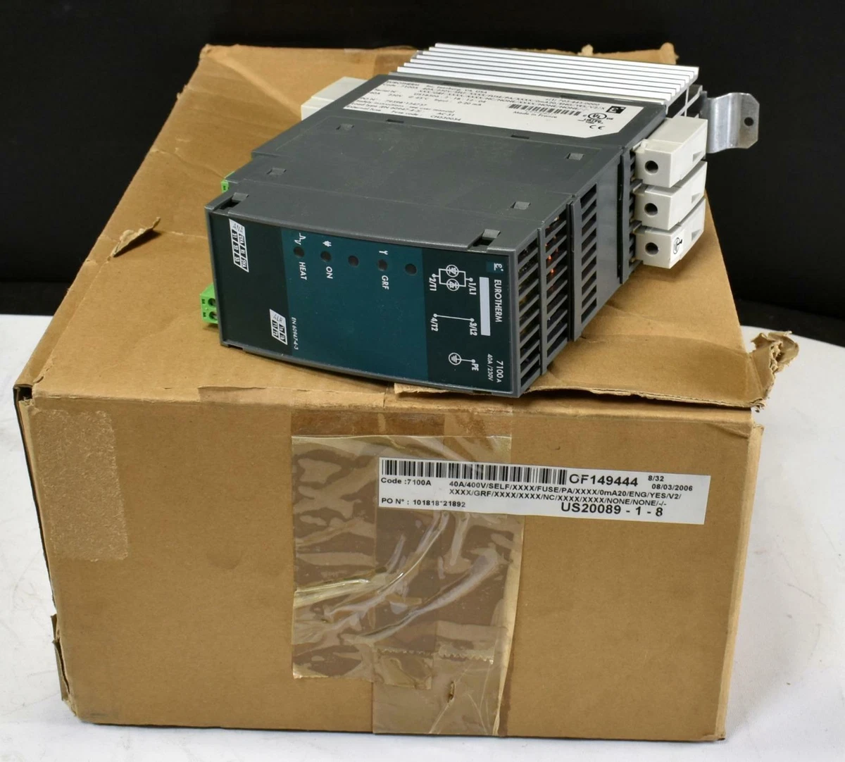 Eurotherm 7100A 40A 230V Single Phase Power Thyristor Unit | eBay
