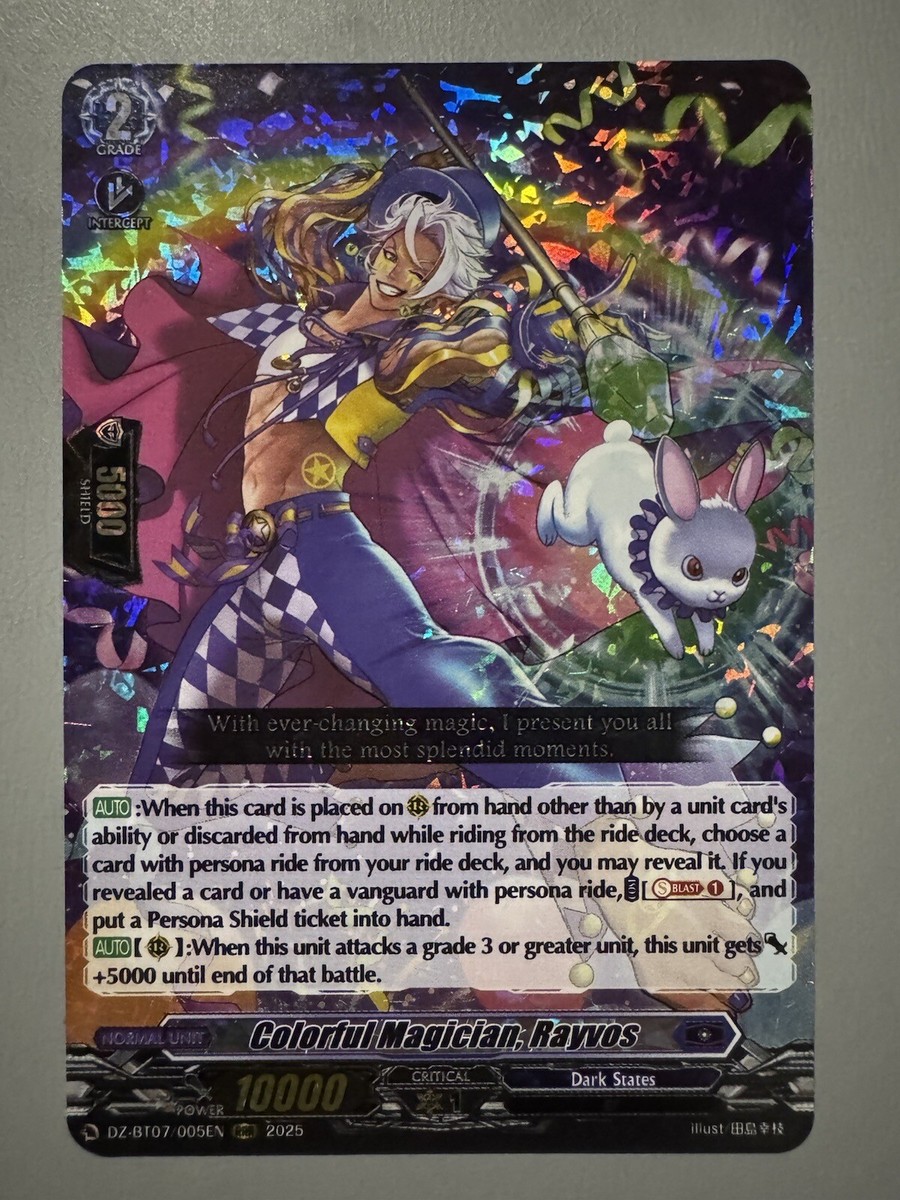 CARDFIGHT VANGUARD COLORFUL MAGICIAN RAYVOS (DARK STATES) DZ-BT07