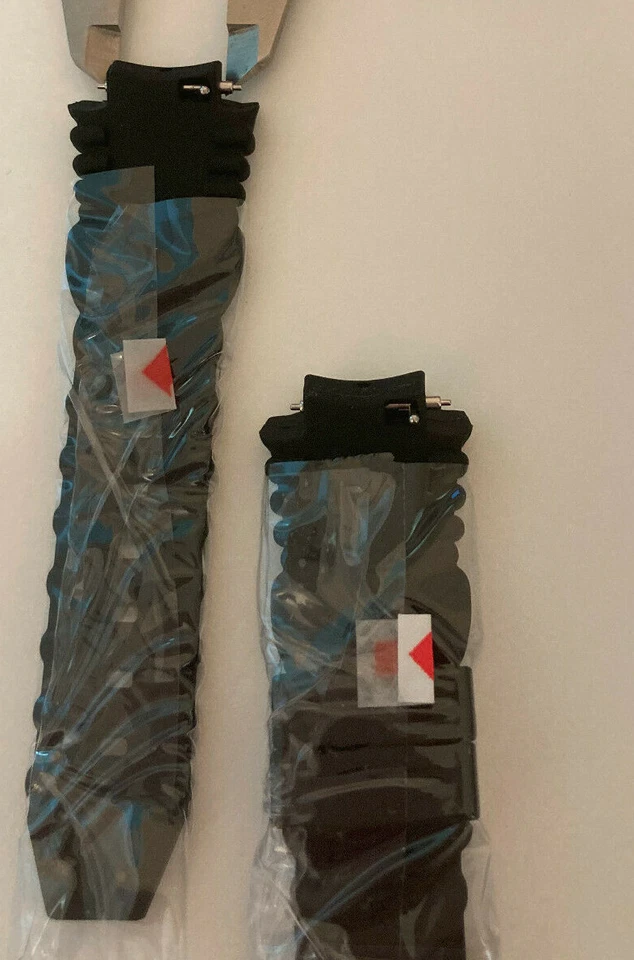 Original TechnoMarinE NEGRO Correa Banda 40MM Reloj Silicona SS Hebilla NUEVO Foto 2 de 4