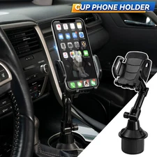 Universal 360° Car Cup Mount Stand Phone Holder Desktop Cradle For iPhone GPS.