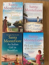 Santa Montefiore ~ 4 books~ Last Secret of Deverills, Italian Girl in Brooklyn +