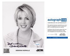 Deborah Norville "Inside Edition" AUTOGRAPH Signed Autographed 8x10 Photo ACOA