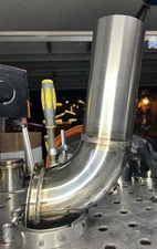 3.5" Up/ Downpipe V-band Flange Fits Borg Warner Turbo S369 SX-E S200 S300