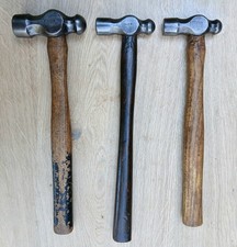 Vintage Bedford Ball Pein Hammers. Made In England. &times;3