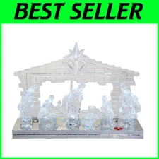 LED Light-Up Nativity Scene & Music