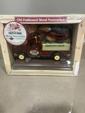 Chestnut Creek Old Fashioned Metal Truck Nutcracker 
