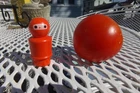 Vintage Fisher Price little people orange deep sea diver man 945 Off-Shore Cargo