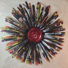 Handcrafted Upcycling Beer Cans Wall Art Indoor/outdoor Handcrafted Upcycling Beer Cans Wall Art Indoor/outdoor