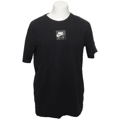 Nike Air, T-shirt, Größe: L, The Nike Tee, Schwarz, Baumwolle, Einfarbig #sPi
