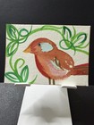 ACEO, Birds, 4 pc set, Art Card, watercolor painting, ooak, original,  — photo 4