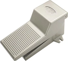 Pneumatic Foot Pedal Valve 1/4”PT 4F210-08 Foot Operated 5 Way 2 Position Dir...