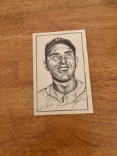 Gil Hodges -Autographed Facsimile - Post Card Hall of Famer