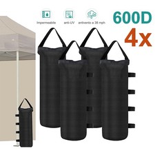 4Pcs/Set Gazebo Sand Bags Weights for Tent Marquee Foot Leg Wind Stabiliser UK