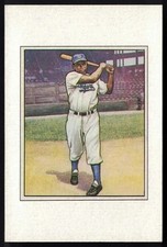 1989 Bowman 1950 Reprint Sweepstakes #NNO Jackie Robinson Brooklyn Dodgers HOF
