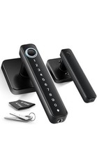 Black Matte Metal Keypad Smart Door Lock, Modern Rectangle, IC Card  Key