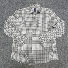Johnnie O Prep Formance Performance Button Up Plaid Shirt Large