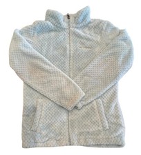 Columbia Jacket Youth Fire Side Sherpa Large 14-16 Full Zip Baby Blue