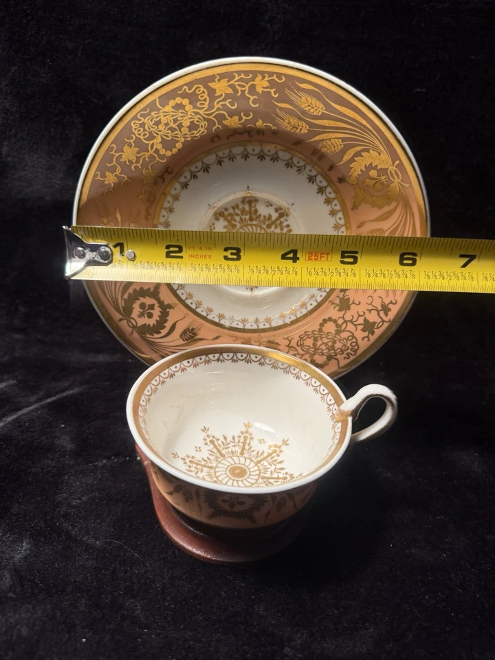 RARE Antique Spode FELSPAR 3932 Teacup And Saucer - Image 3 of 4