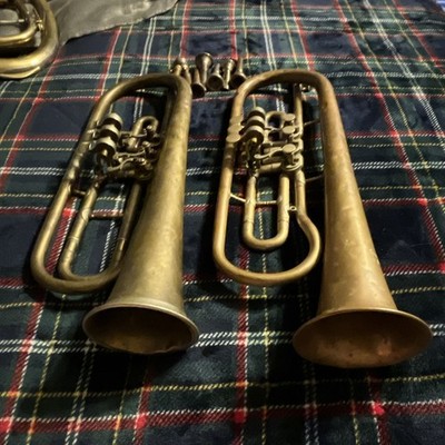 1880 s rotary saxhorns w/ vintage mouthpieces
