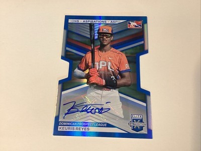KEURIS REYES 2023 Elite Extra Edition #181 Aspirations Die-Cut Auto /76