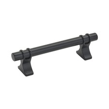  Cabinet Pull  Matte Black  3-3/4 inch 96 mm Center to Center  Davenport ...