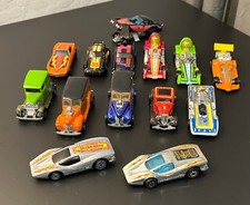 Vintage Hot Wheels Die-Cast Cars Lot Of 14 Good Condition