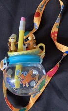 2025 Disney Parks Chip and Dale Teacup Fishbowl Orb Sipper Cup w Straw Brand New