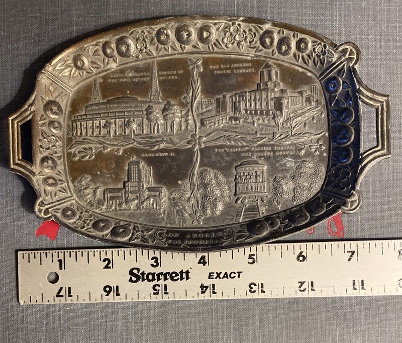 Vintage Los Angeles Souvenir Tray 