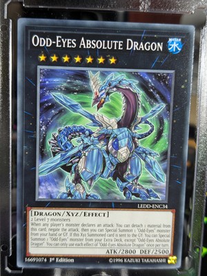 Odd-Eyes Absolute Dragon LEDD-ENC34 NM Common Yugioh Karte