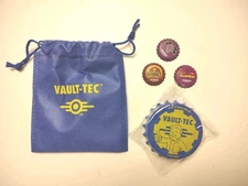 Fallout Jones Soda Vault-Tec Magnet Bottle Opener / 3 Caps / Mini Bag