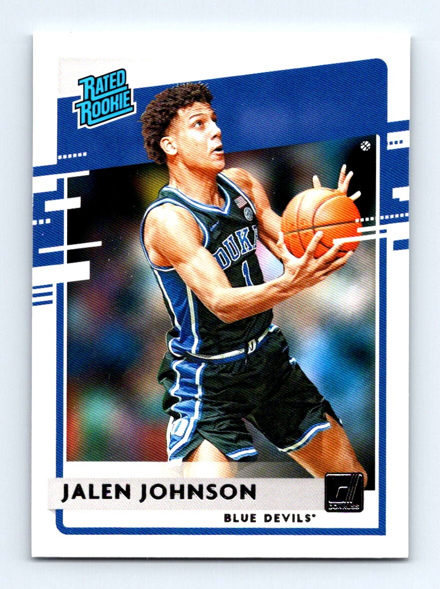 #38 2021-22 Chronicles Draft Picks Donruss Rated Rookie BASE } Jalen Johnson RC