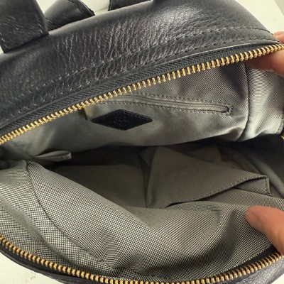 FOSSIL Megan Leather Backpack Black Cheetah RAWR Rare FOSSIL Megan Leather Backpack Black Cheetah RAWR Rare | eBay main image 4