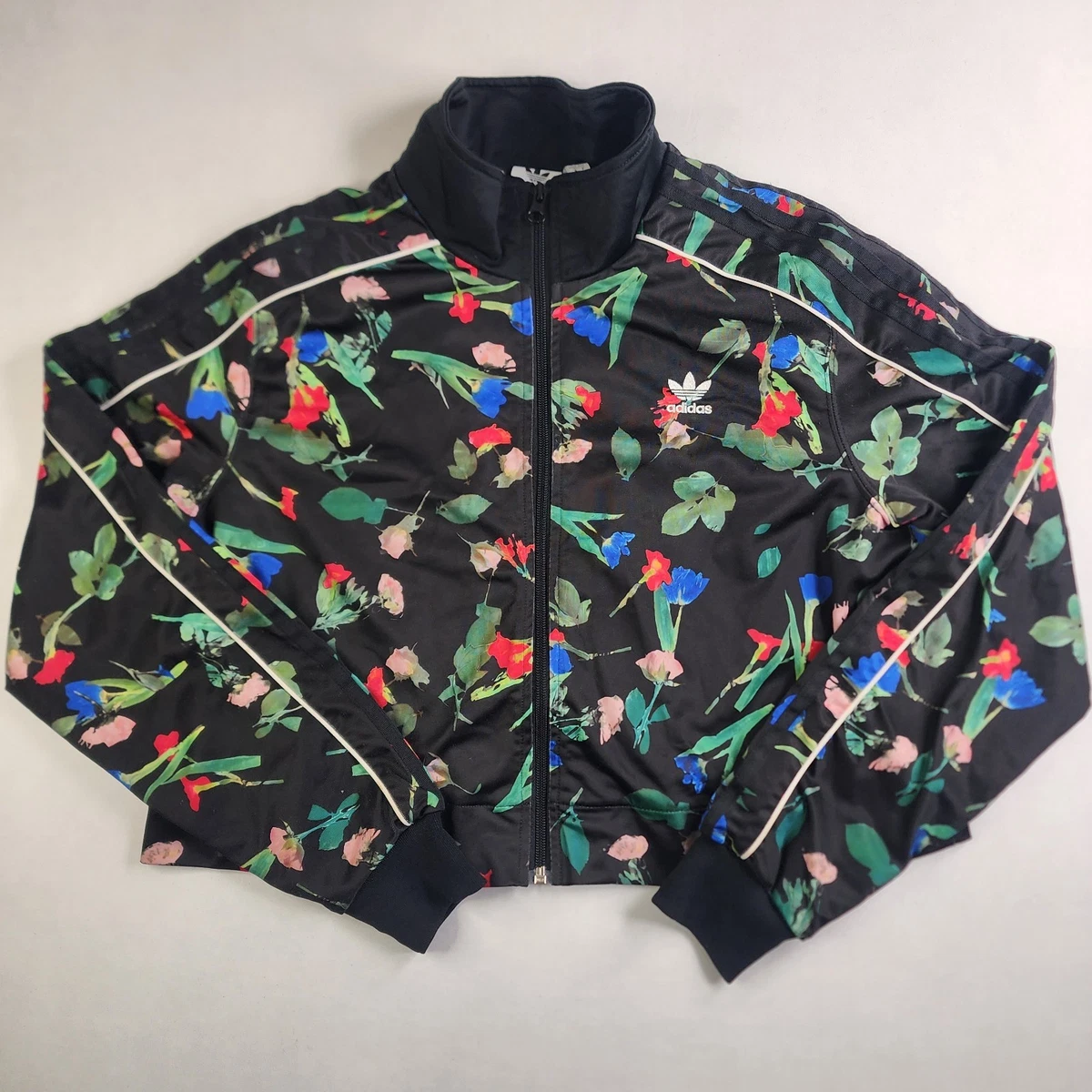 Track Jacket Multicolor Floral Activewear Jackets for Women for