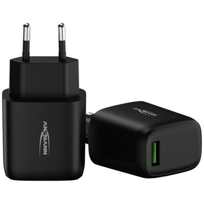 Ansmann 1001-0099 Home Charger 130Q USB Charger 18W 1x2 USB-A Black Ambient